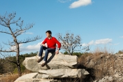 Sam senior pictures. Stone Mountain, GA, urban flair