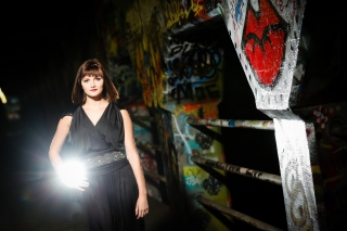 This future scad art student wanted an edgy, modern, twist for her high school senior photos.