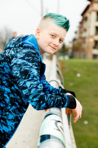 Tween boy rocks his style in his photoshoot to celebrate his 12 year old pictures. Images by Starr Petronella, Urban Flair