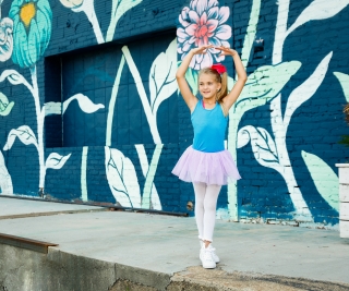 Young gymnasts take to the streets of Atlanta to show off their skills and strength. Photos by Urban Flair Photography, Starr Petronella